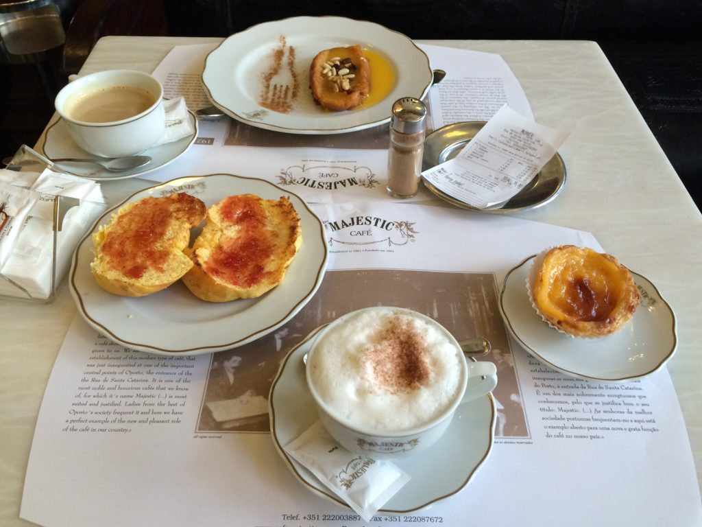 Fresh pastries and cappuccinos!