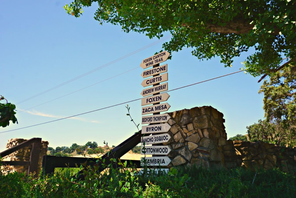 Foxen Canyon Wine Sign