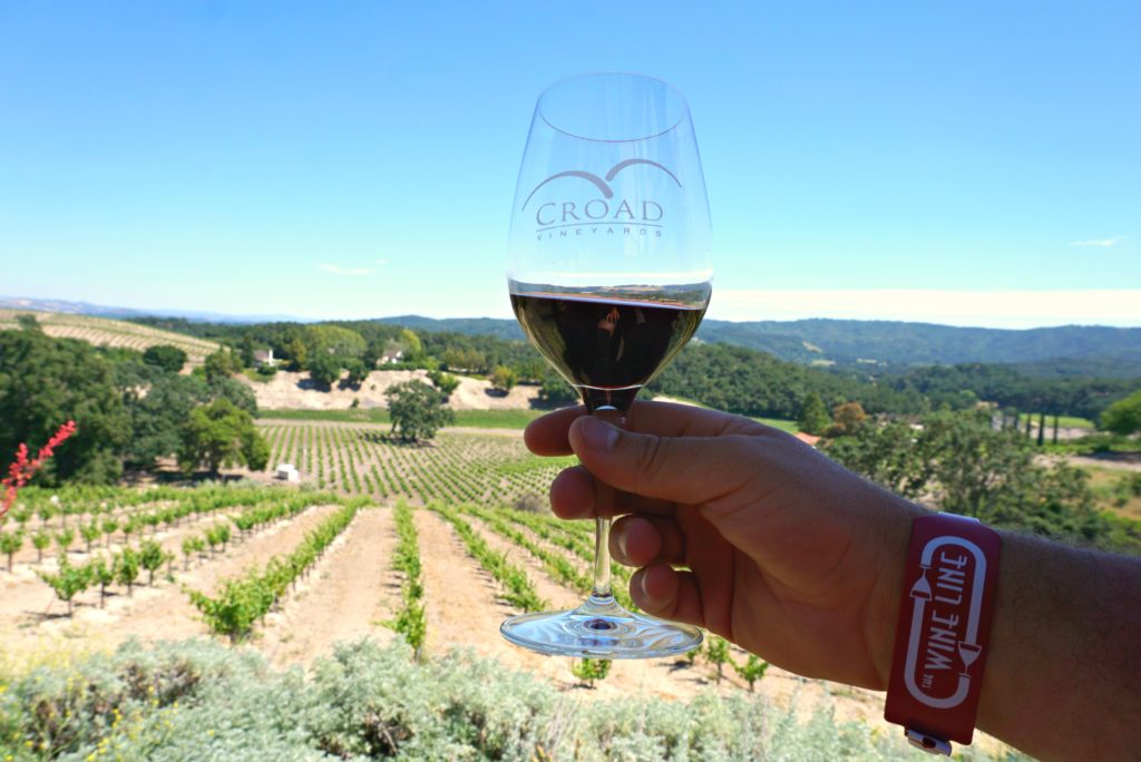 Wine tasting at Croad Vineyards with The Wine Line in Paso Robles California