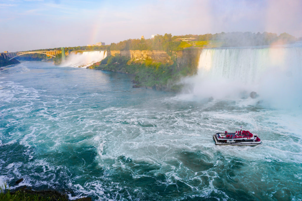 Niagara Falls boat ride 