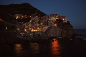 cinque terre night