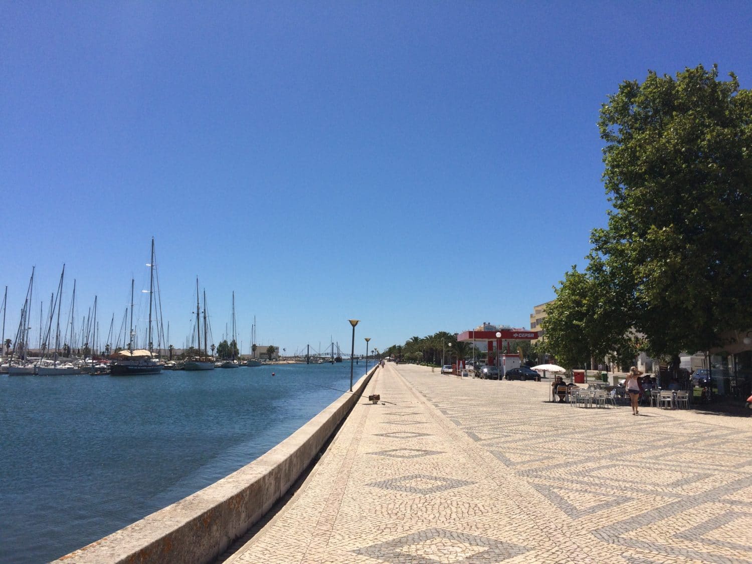 The harbor of lagos portugal