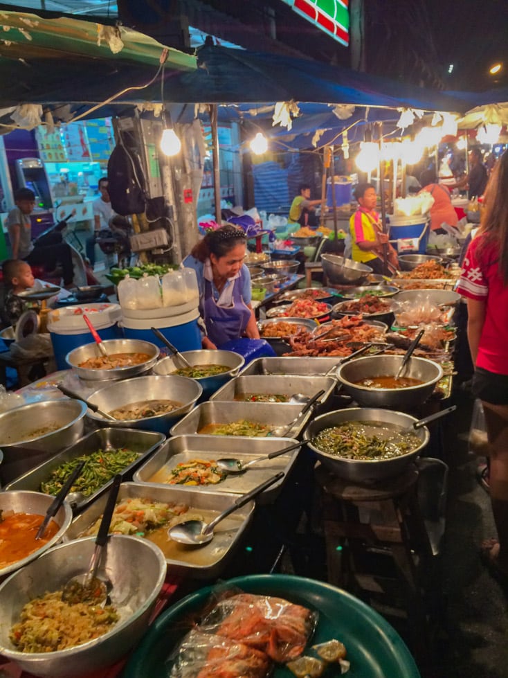 Chiang Mai Gate (South) and Chang Pheuak Gate (North Gate) Food Stalls