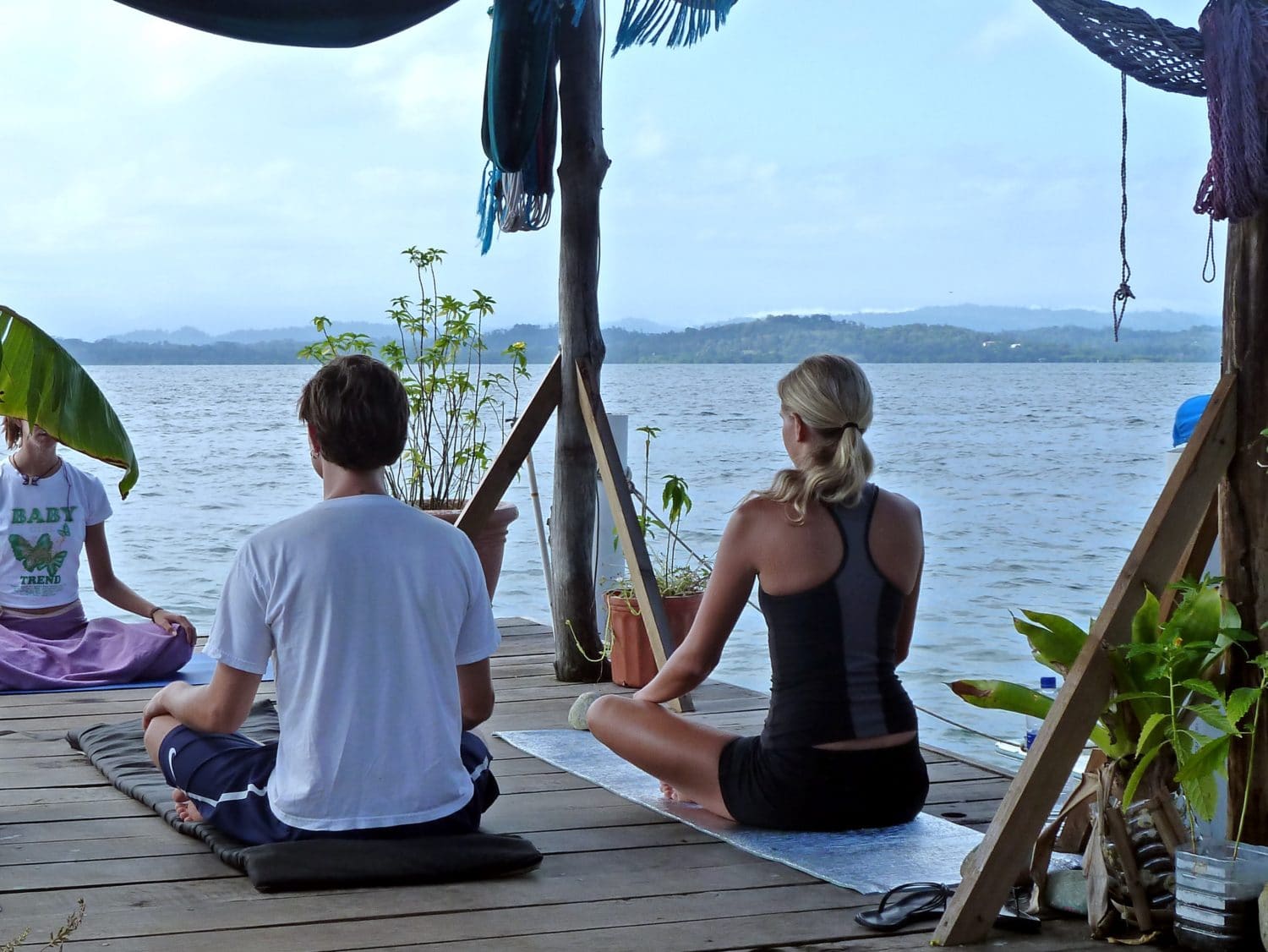 yoga on the dock, bocas del toro