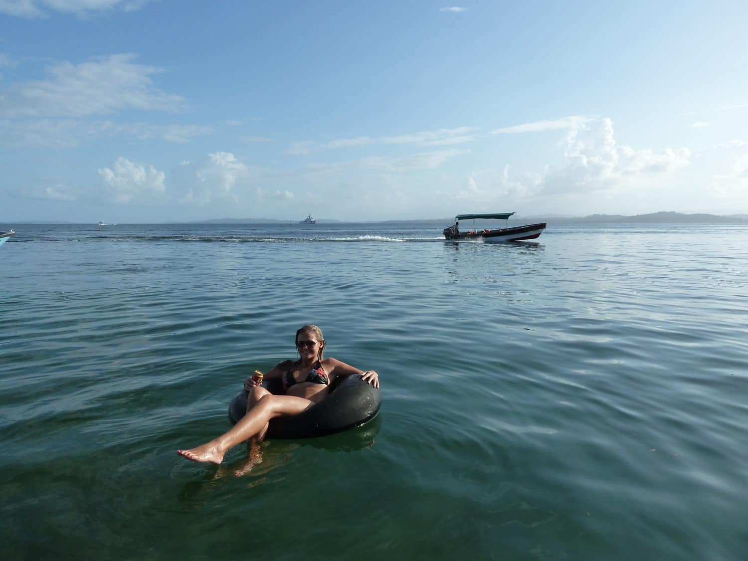 lindsay relaxing in Bocas del Toro