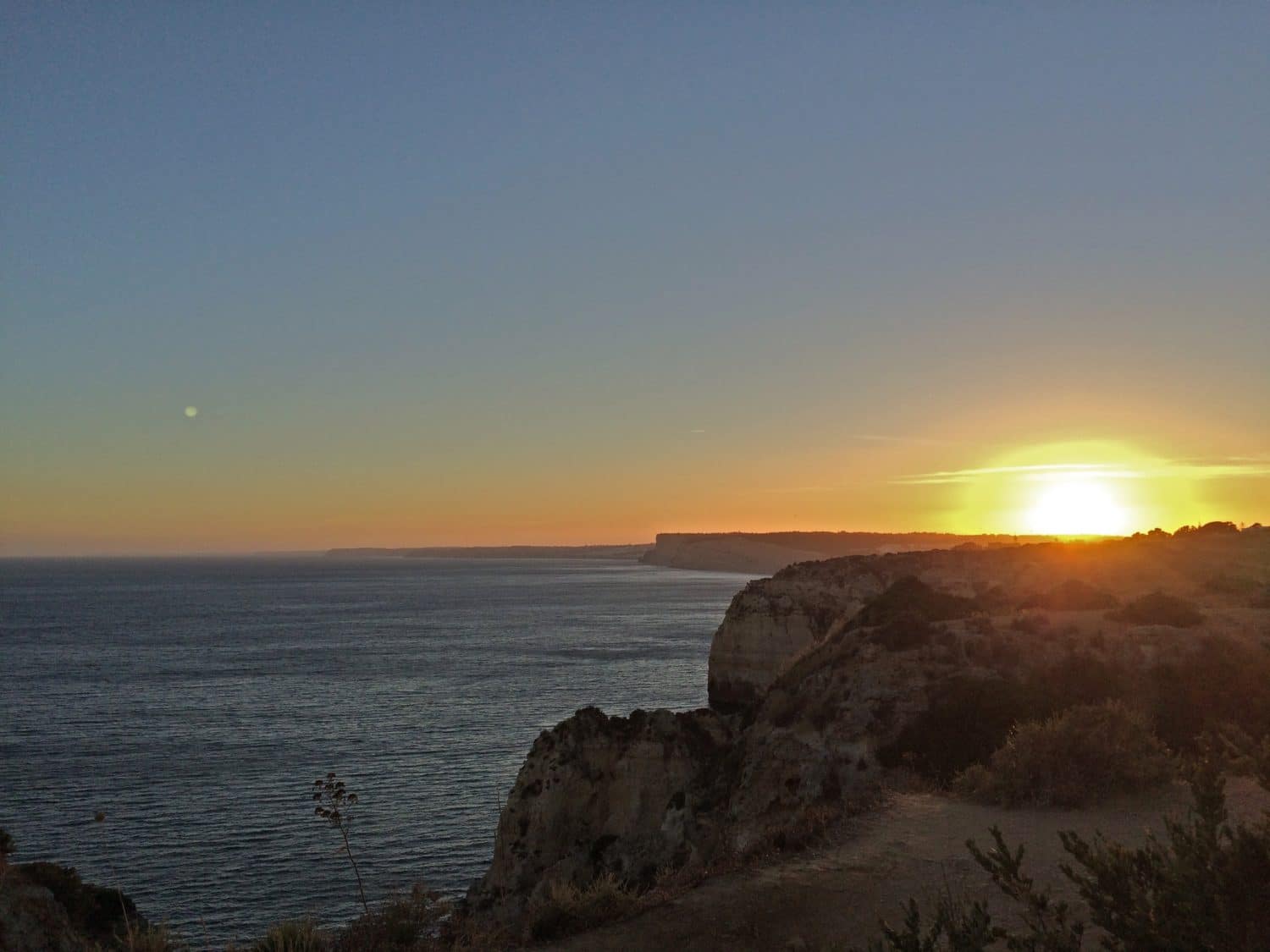 Sunset at ponta da piedade