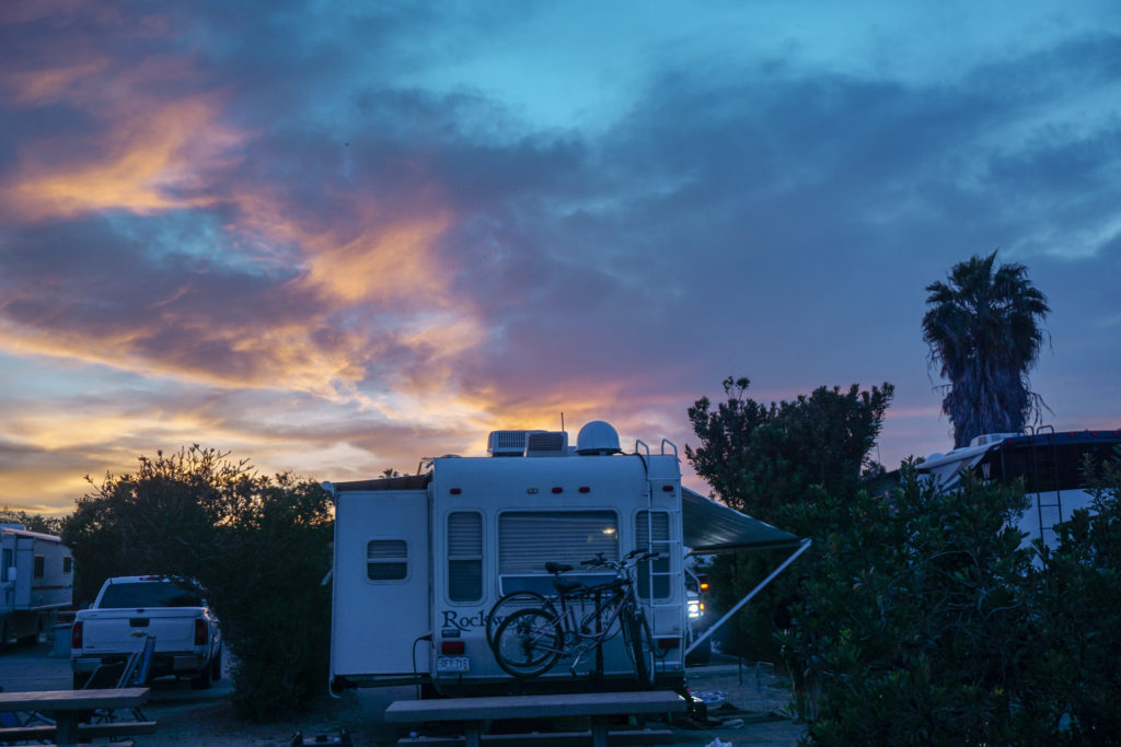 RV Park at Doheny State Beach Dana Point California