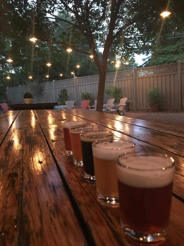 Calistoga Inn beer garden