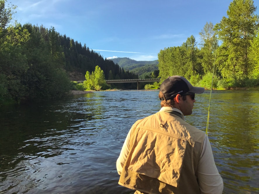 fly fishing the north fork of lake coeur d'alene