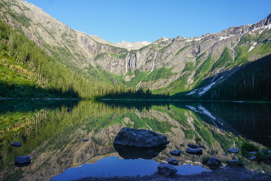 Avalanche Lake Glacier National Park Montana