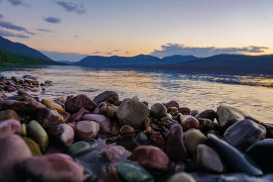 Sunset at Lake McDonald Glacier National Park