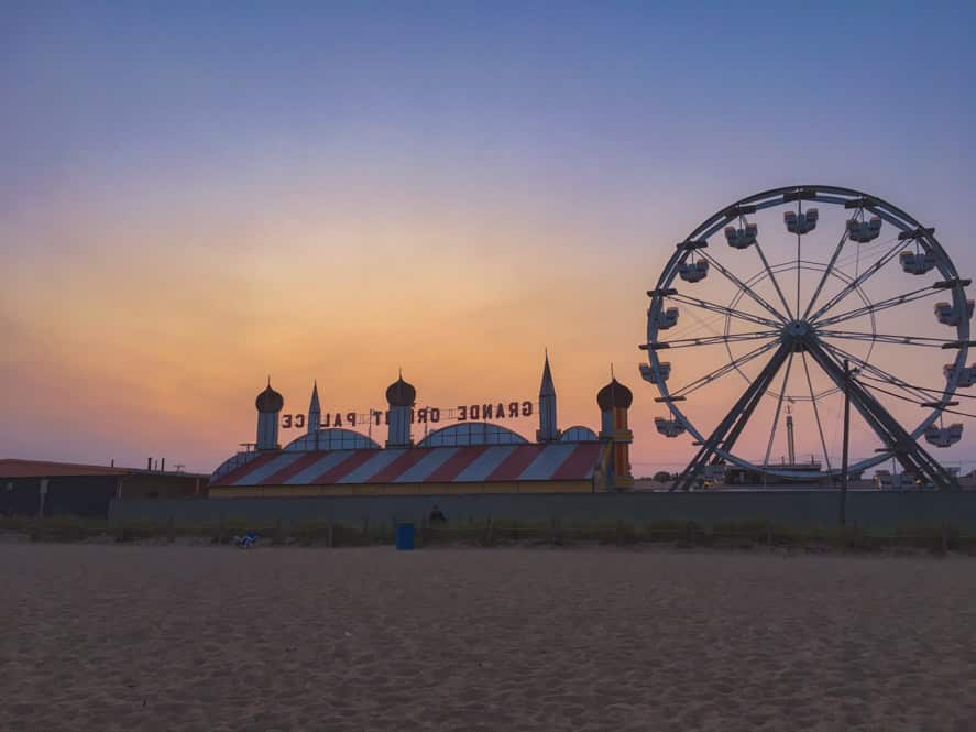 Old Orchard Beach pier amusement park Maine