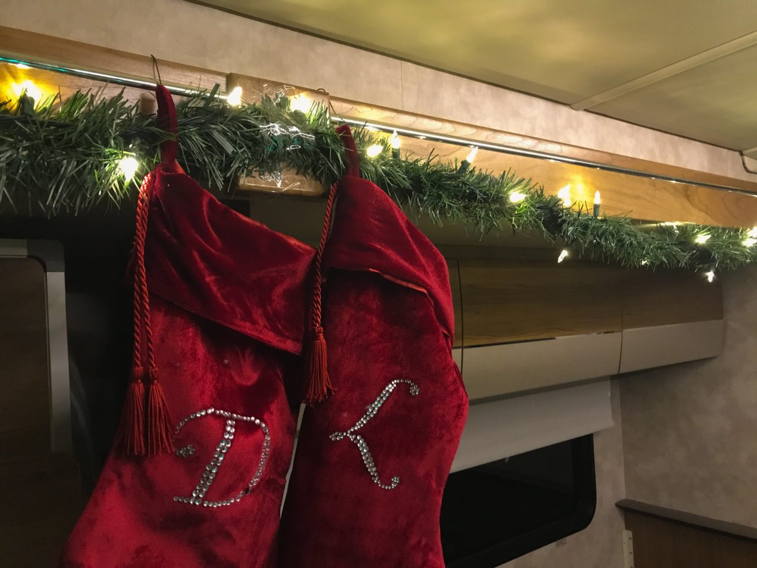 Decorating an RV for Christmas
