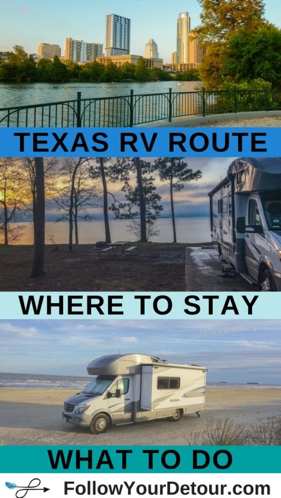 Texas rv route locations and photos