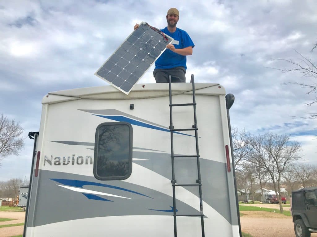 RV solar panels