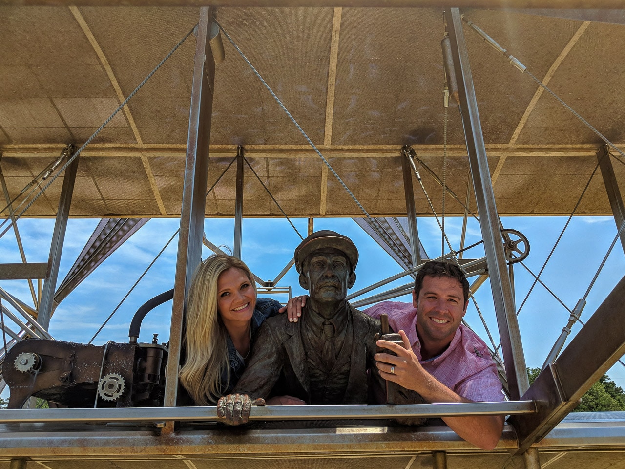 Dan and Lindsay at Wright Brothers Memorial