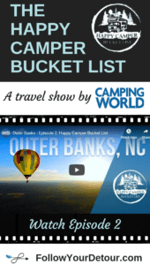 happy camper bucket list rv travel show series on youtube by camping world and follow your detour