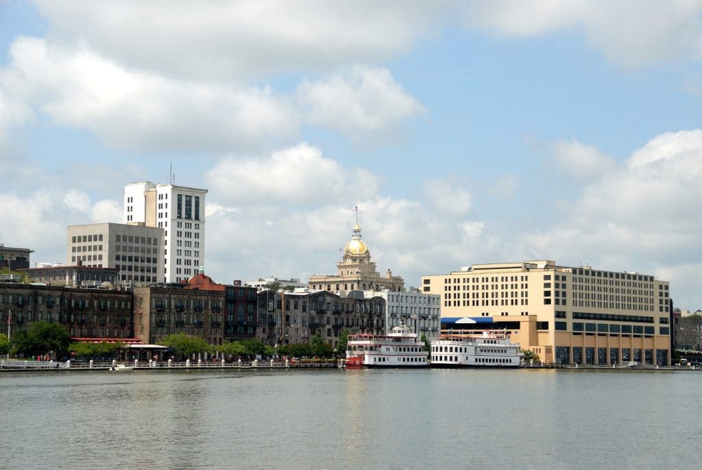 view of river street savannah