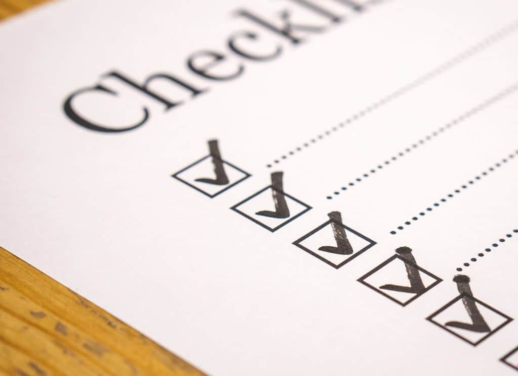 make an rv checklist before traveling for safety