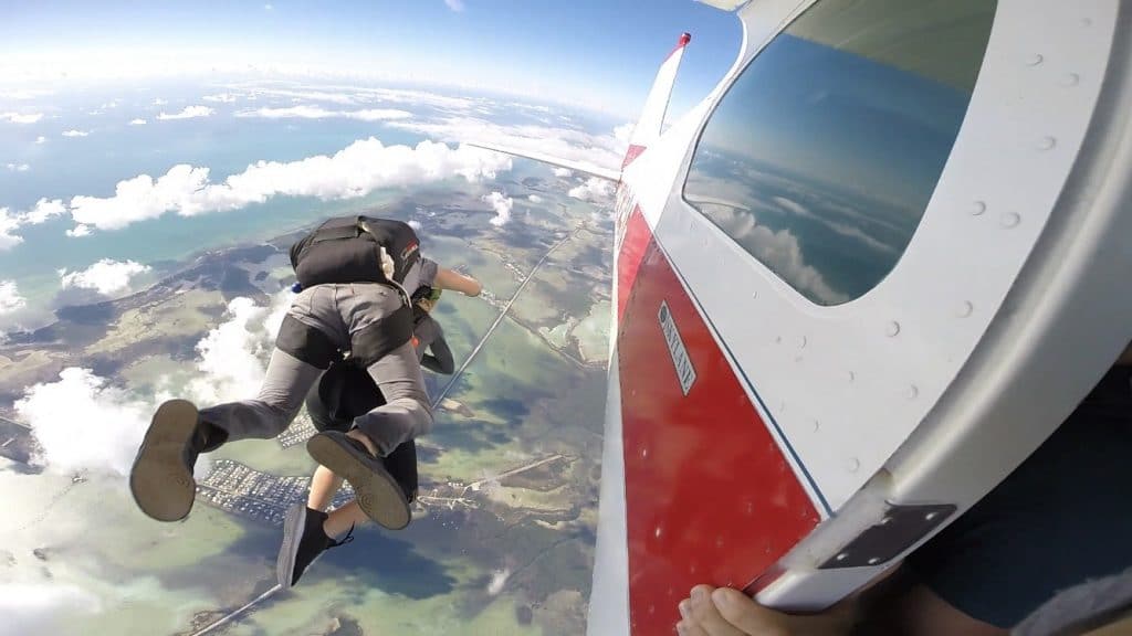 Lindsay Skydiving in keys