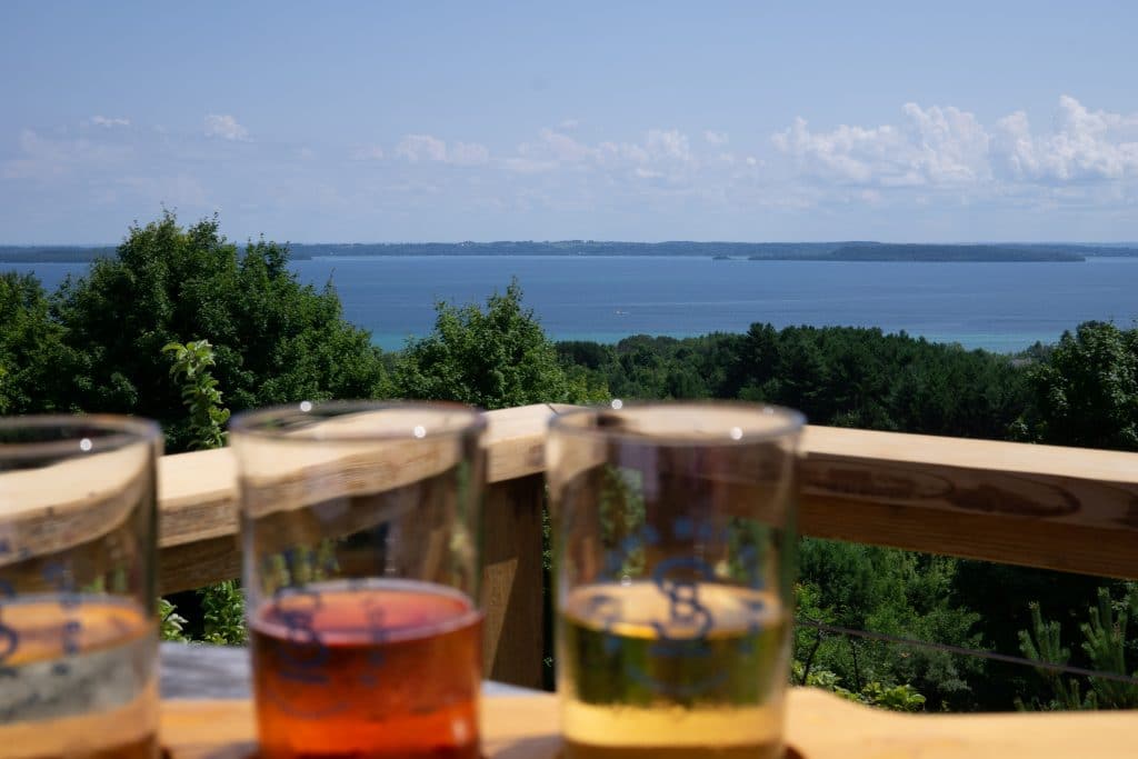 cider with a view in suttons bay mi