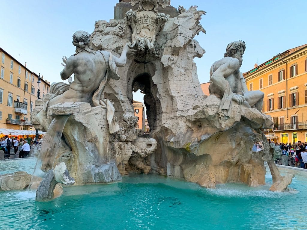 Quattro Fiumi fountain in piazza navona