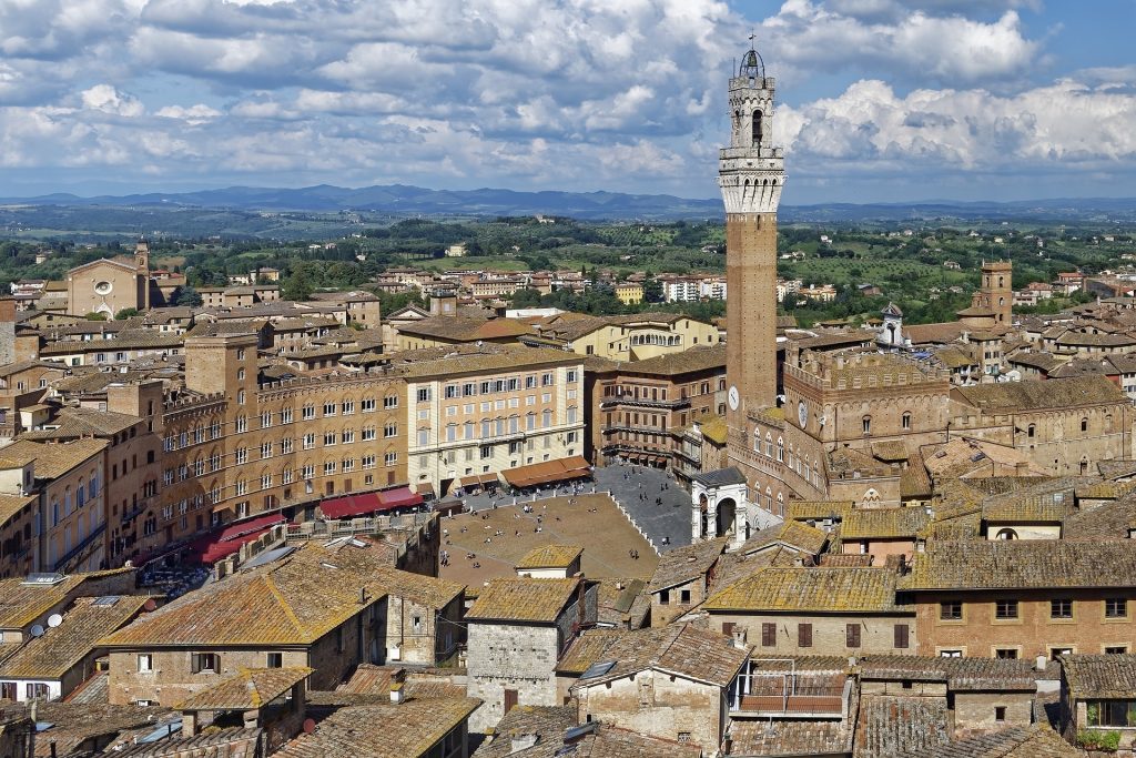 siena italy from above