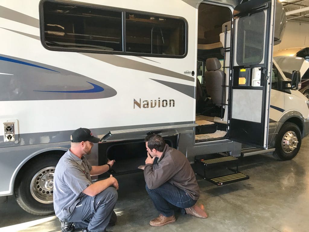 Dan getting to know the new rv