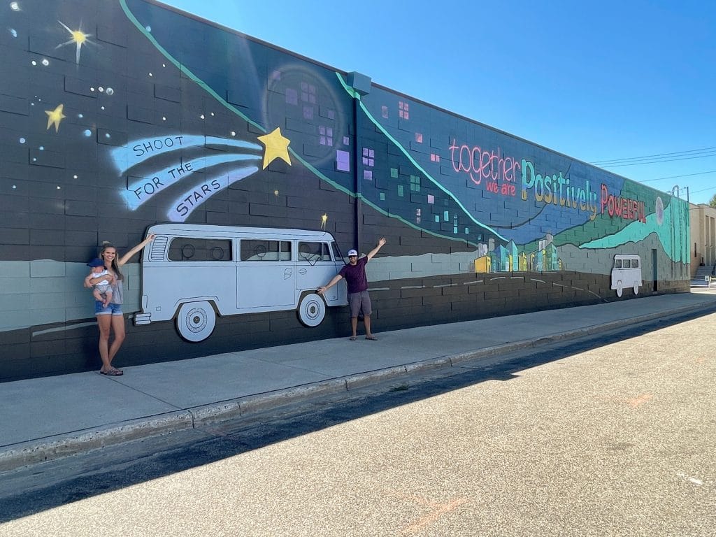 inspiring murals in Bottineau, ND