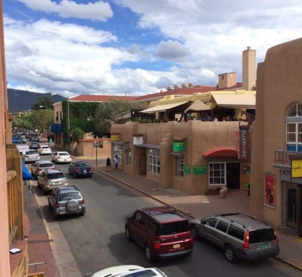 Downtown Santa Fe... so charming.